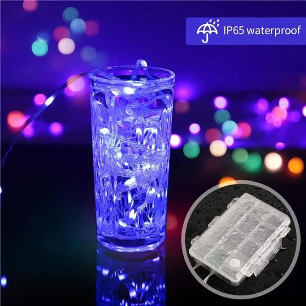 Battery Operated Fairy Lights Color Changing String Lights Remote Indoor Outdoor